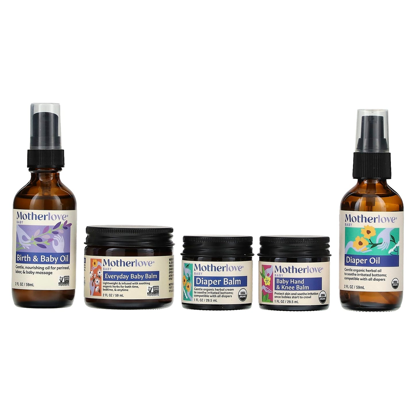Motherlove, Baby, Body Care Gift Box, 5 Piece Set - Image 1