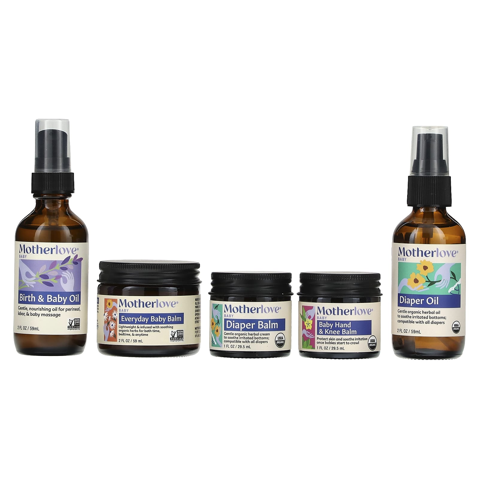 Motherlove, Baby, Body Care Gift Box, 5 Piece Set - Image 1