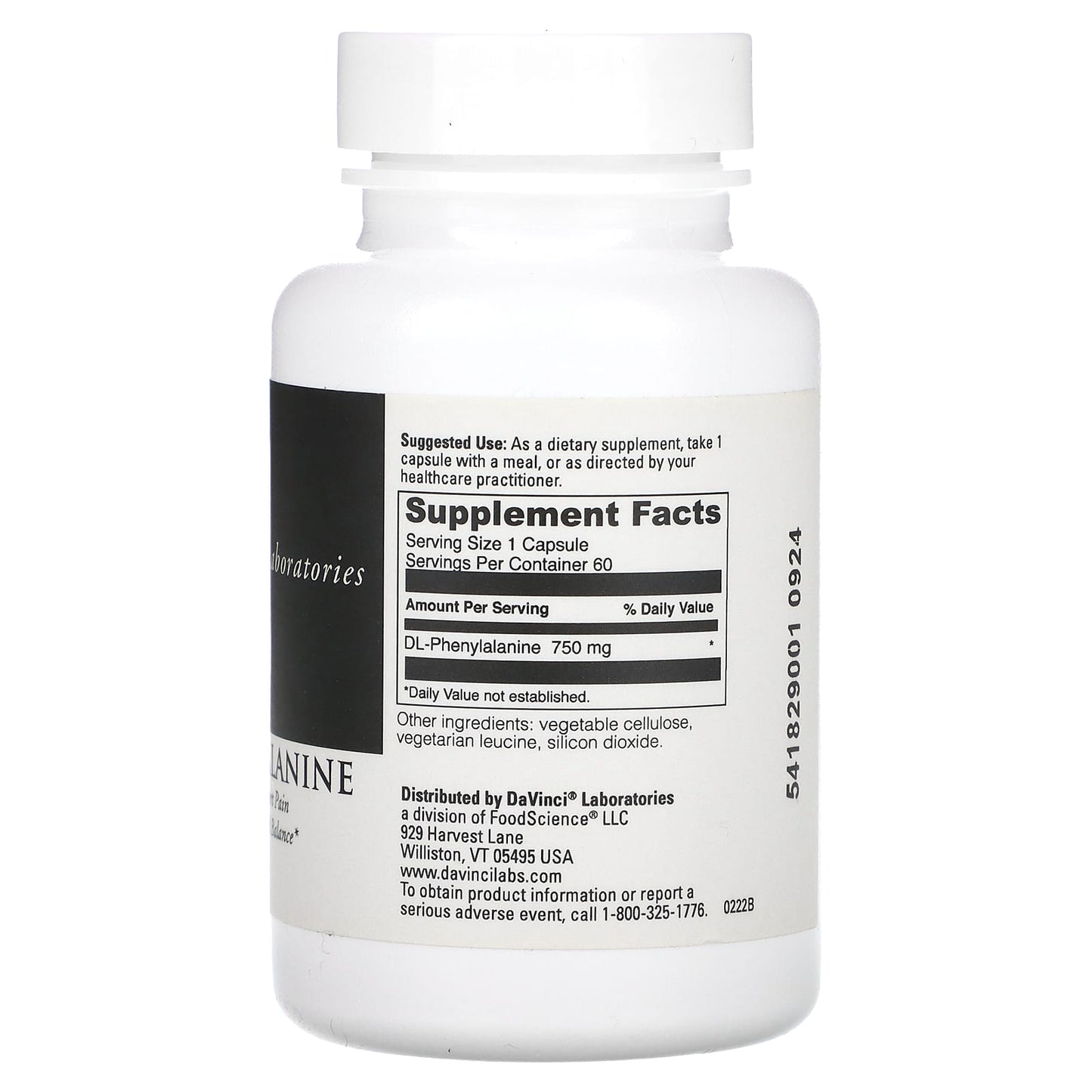 Support Pain Management and Mood Balance with DL-Phenylalanine Capsules - Image 2