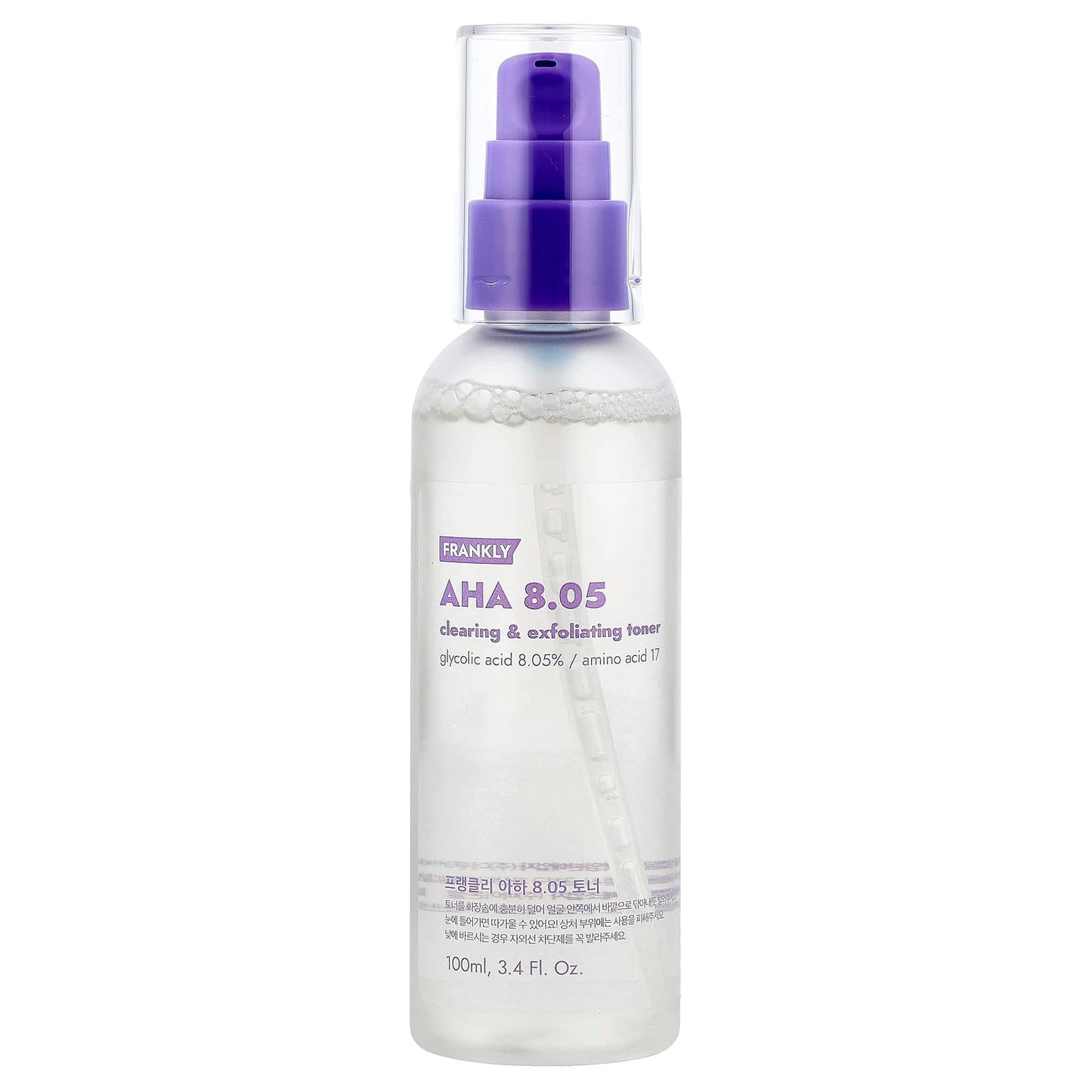 Frankly AHA 8.05% Glycolic Acid Toner, 3.4 fl oz - Image 1
