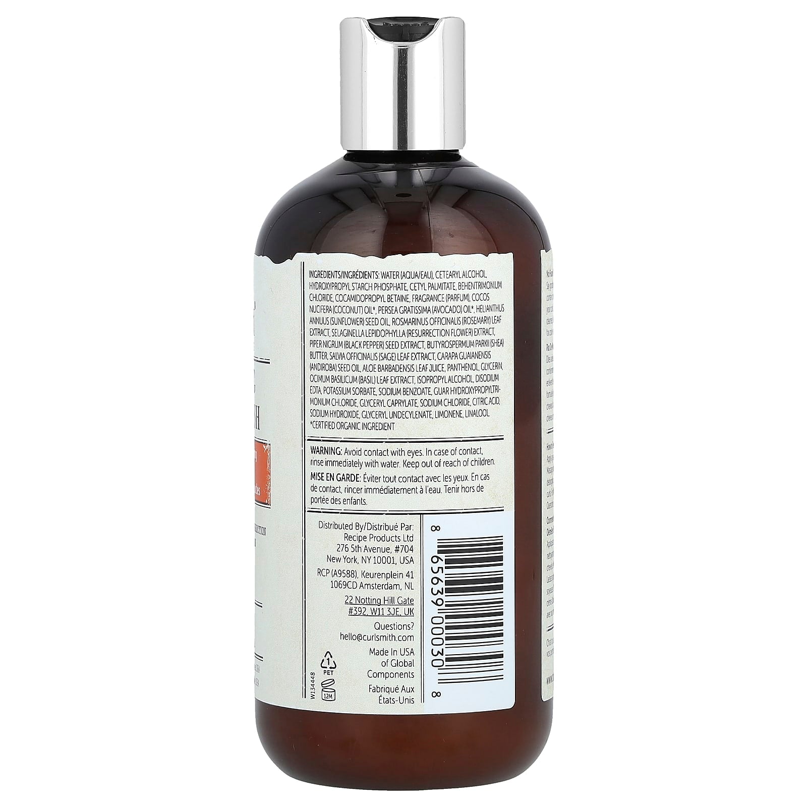 Curlsmith Foamless Co-Wash for All Curl Types | Hydrate & Detangle - Image 2
