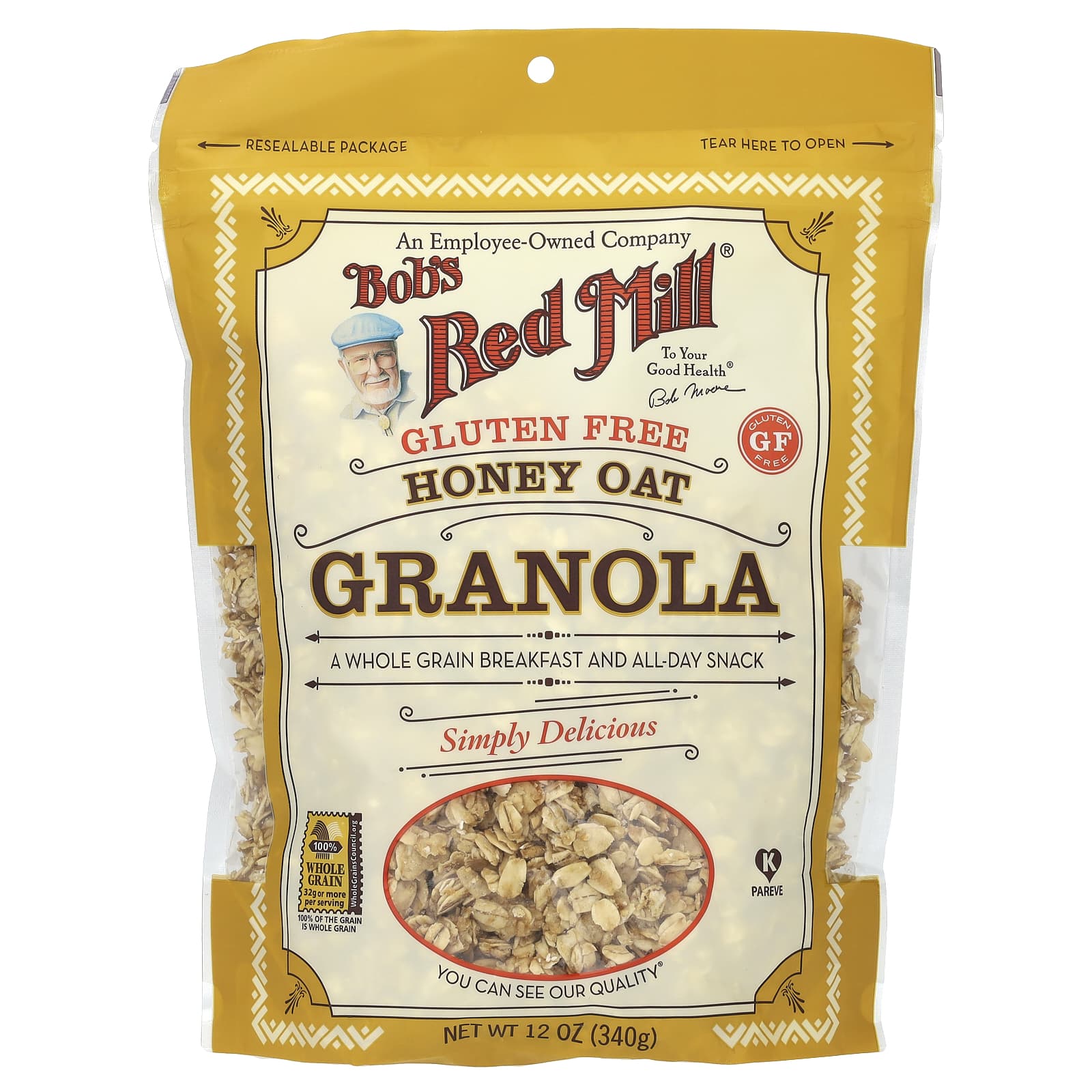 Gluten-Free Honey Oat Granola by Bob's Red Mill - 12 oz - Image 1