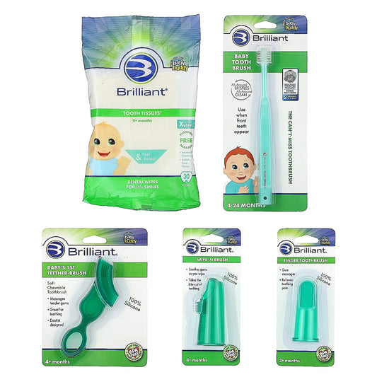 Baby Buddy Oral Care Kit for 0-24 Months | 5-Piece Set - Image 1