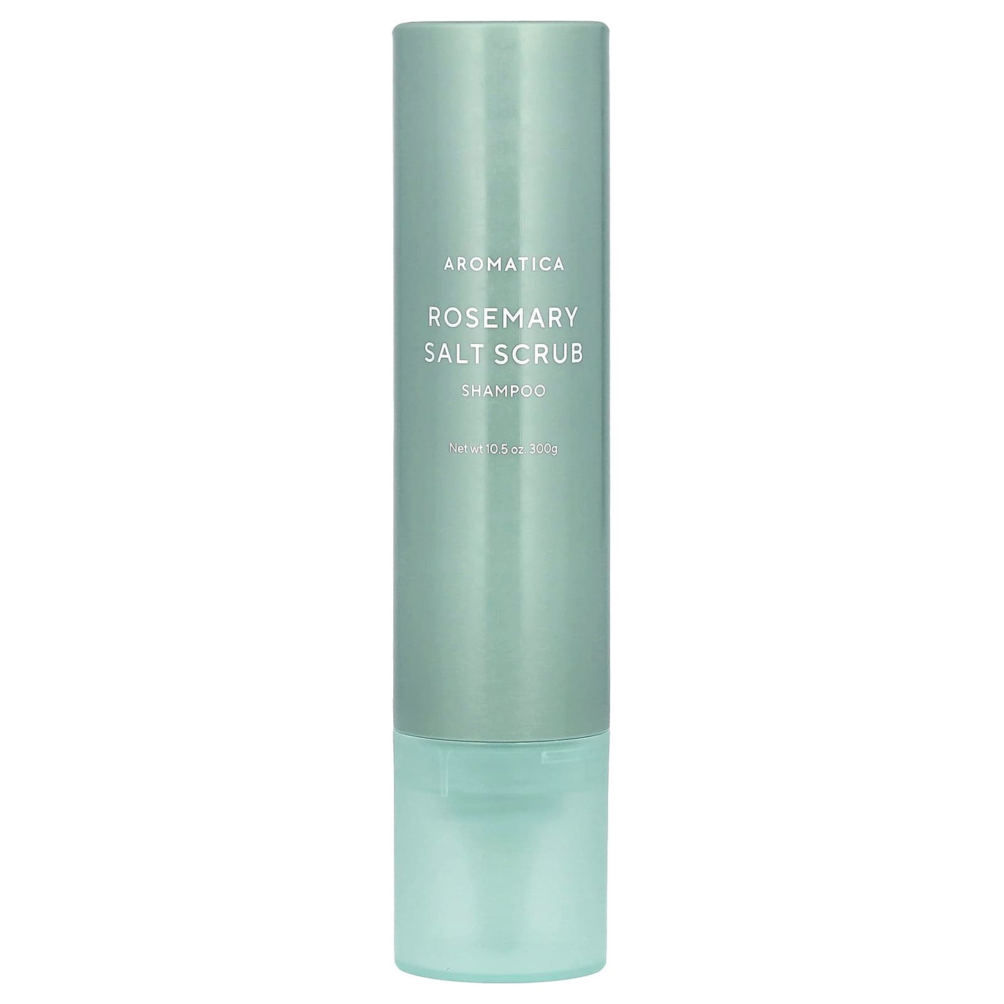 Aromatica Rosemary Salt Scrub Shampoo, 10.5 oz for Healthy Scalp - Image 1