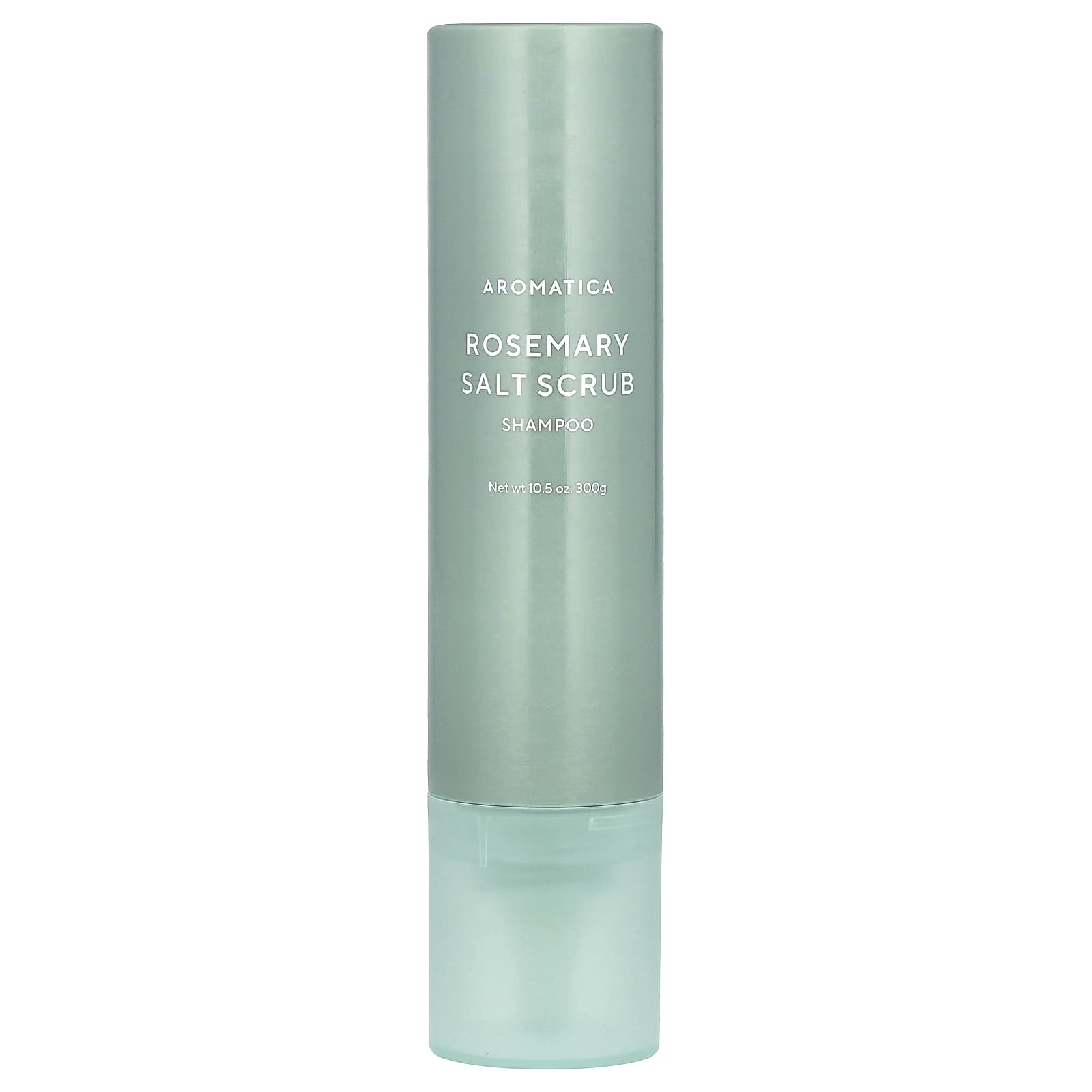 Aromatica Rosemary Salt Scrub Shampoo, 10.5 oz for Healthy Scalp - Image 1