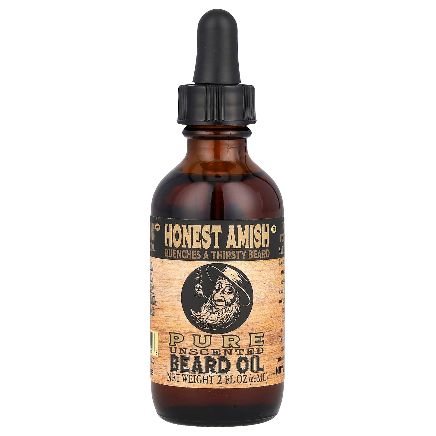 Honest Amish Unscented Beard Oil for a Healthy Beard - Image 1