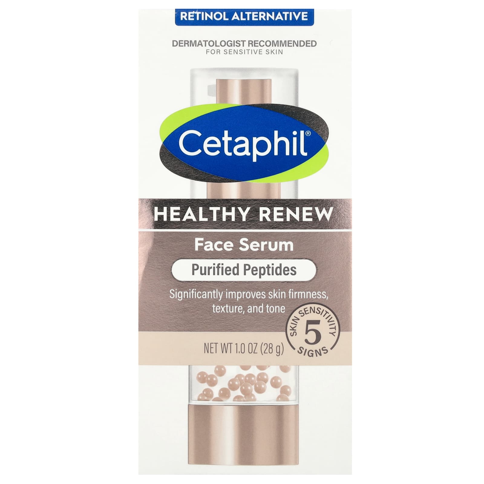 Cetaphil Healthy Renew Face Serum for Sensitive Skin, Fragrance Free, 1 oz (28 g) - Image 2