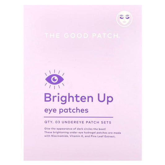 The Good Patch, Brighten Up Eye Patches , 3 Patch Sets - Image 1