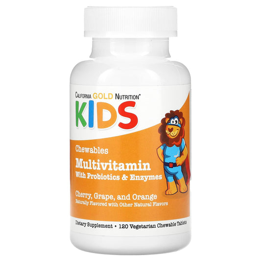 Multivitamin for Kids with Probiotics & Enzymes | California Gold Nutrition - Image 1