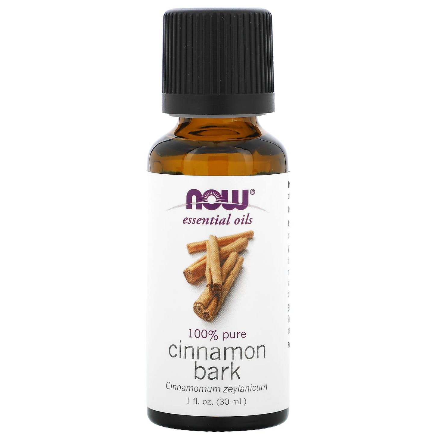 NOW Foods, Essential Oils, Cinnamon Bark, 1 fl oz (30 ml) - Image 1
