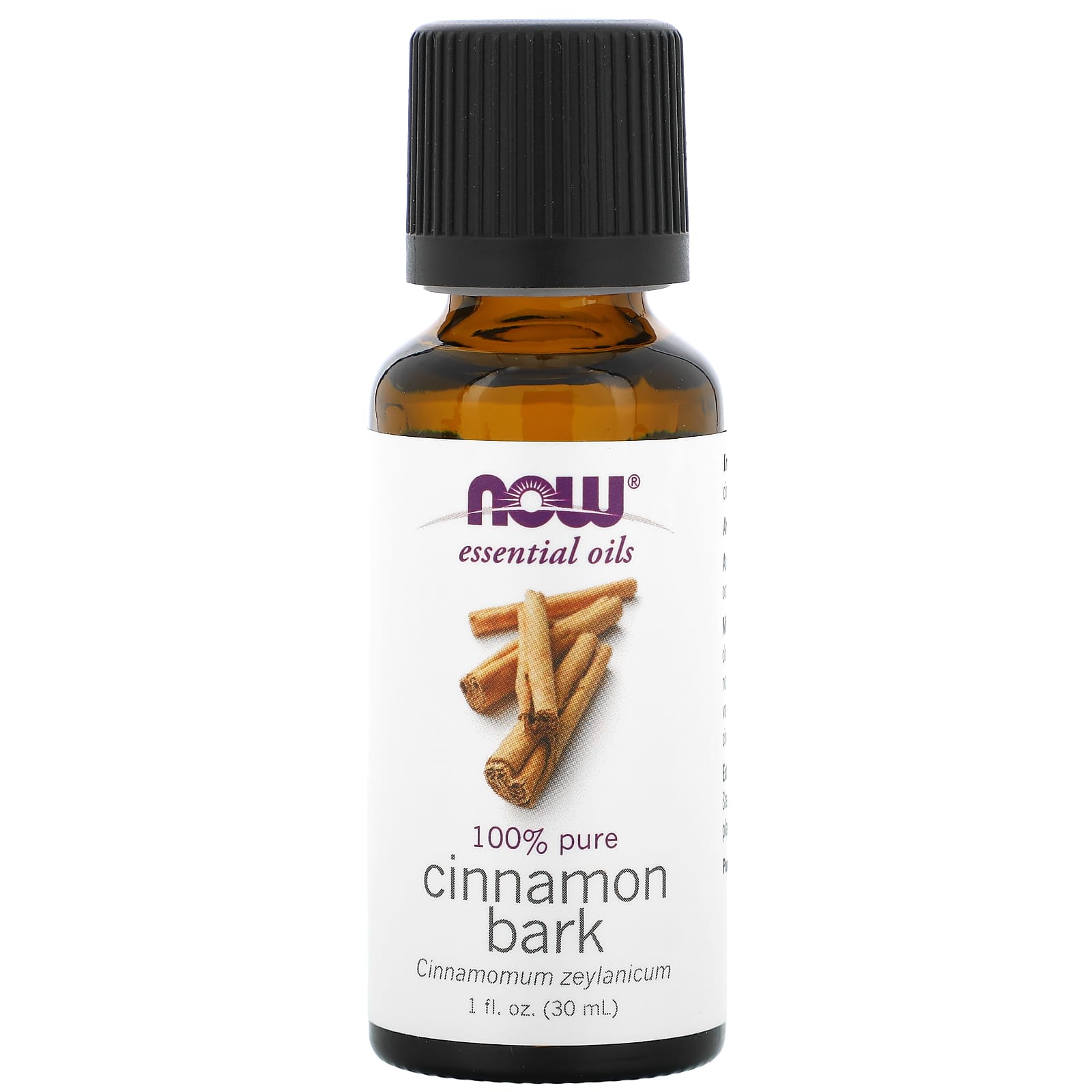 NOW Foods, Essential Oils, Cinnamon Bark, 1 fl oz (30 ml) - Image 1