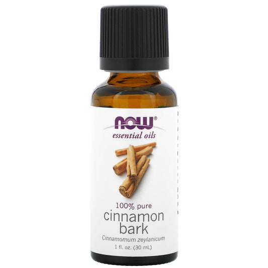 NOW Foods, Essential Oils, Cinnamon Bark, 1 fl oz (30 ml) - Image 1