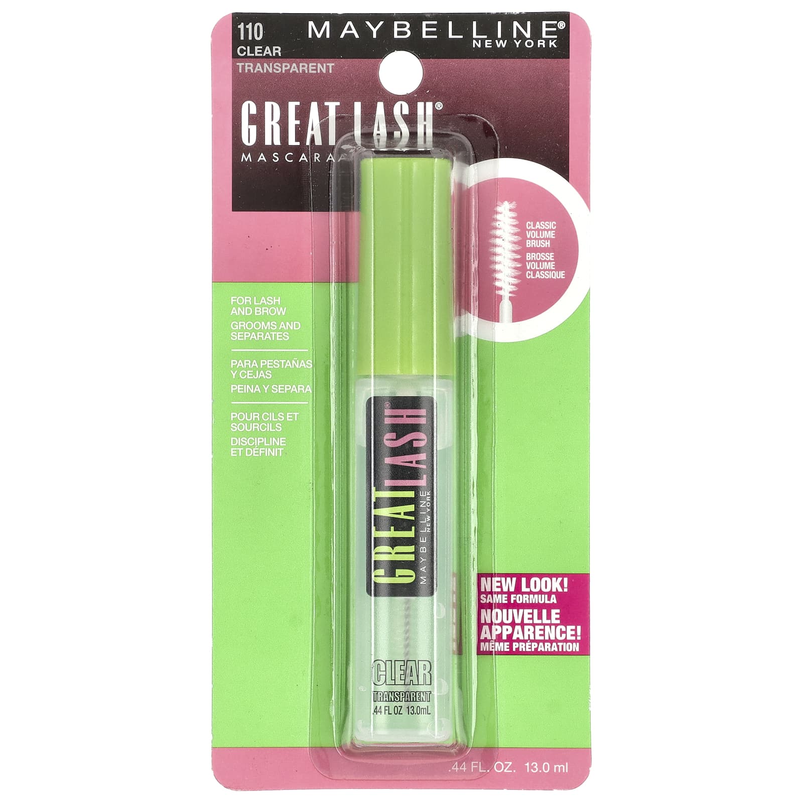 Maybelline, Great Lash® Mascara, 110 Clear, 0.44 fl oz (13 ml) - Image 2