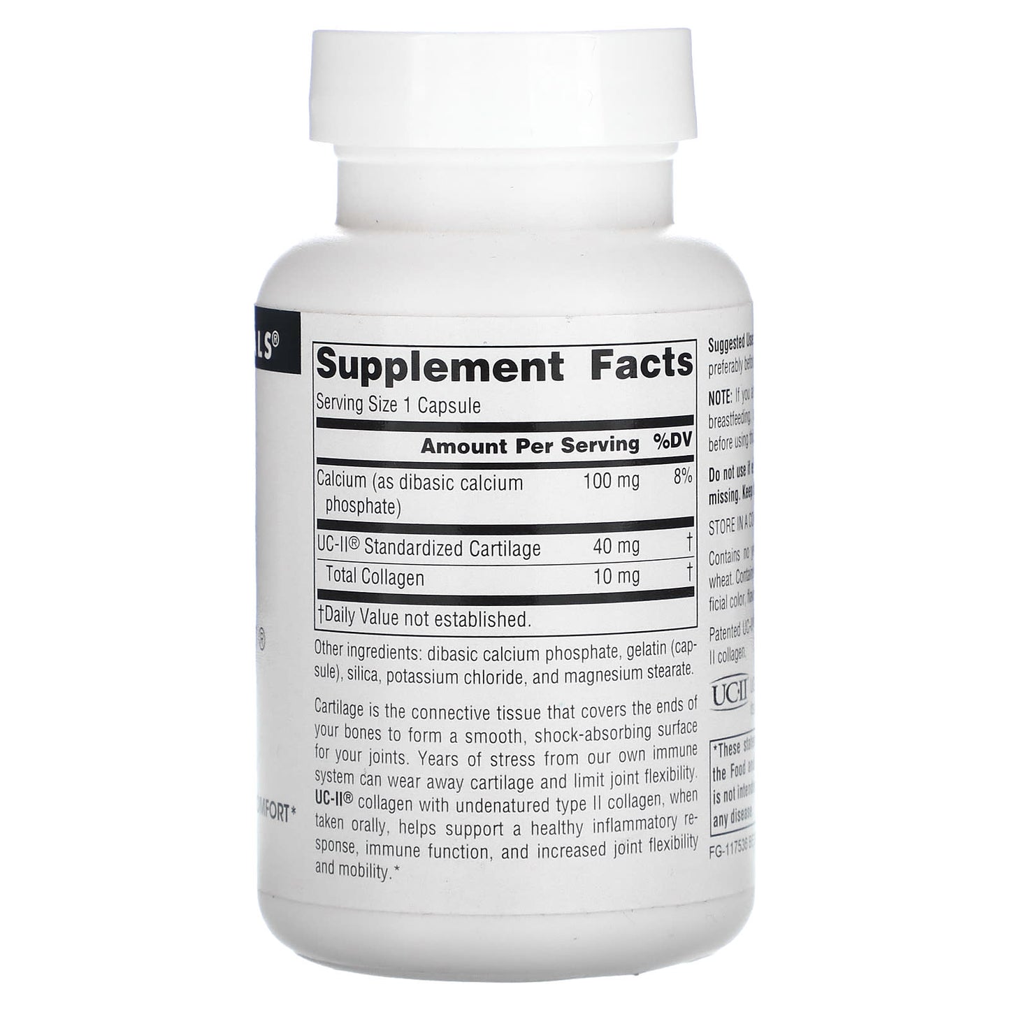Source Naturals, UC-II, 120 Capsules - Image 2