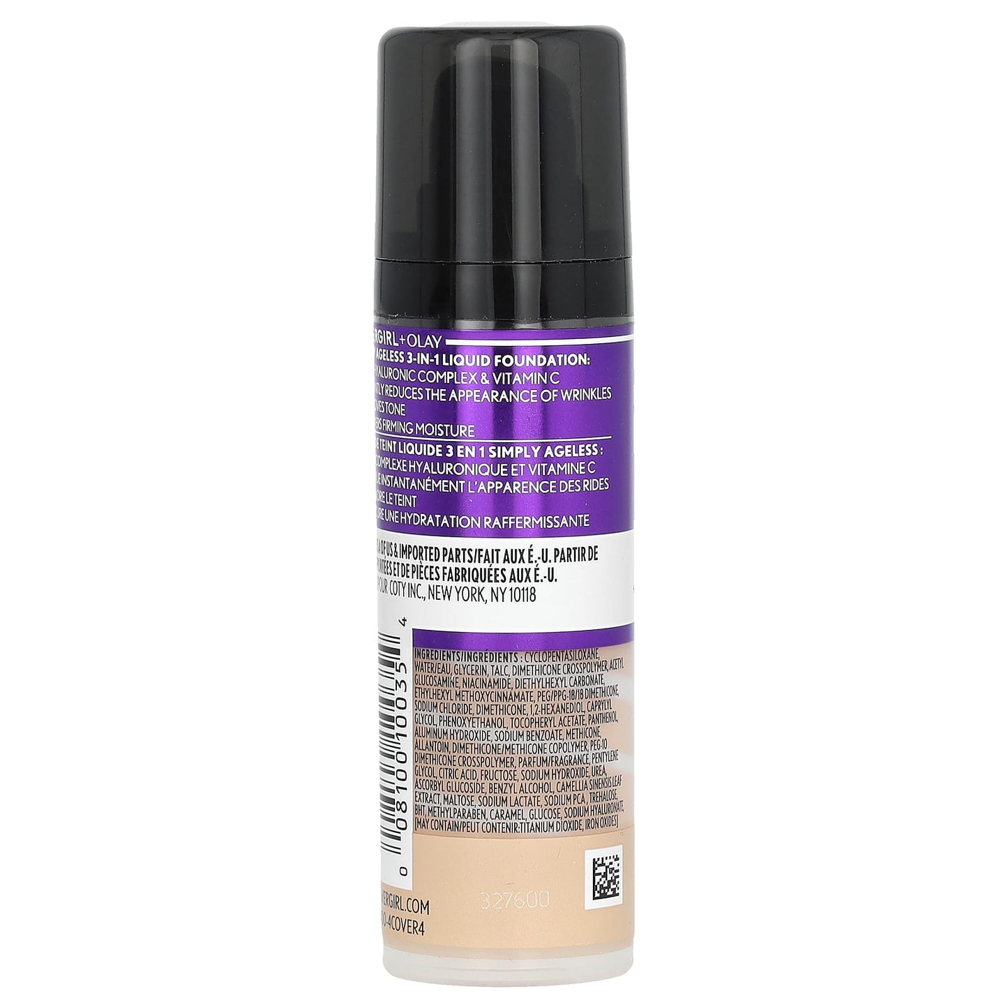 Covergirl Hydrating Anti-Aging Foundation, 3-in-1, 205 Ivory - Image 2