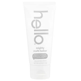 Hello 8-in-1 Natural Mint Toothpaste, Fluoride Protection & Whitening (4 oz)