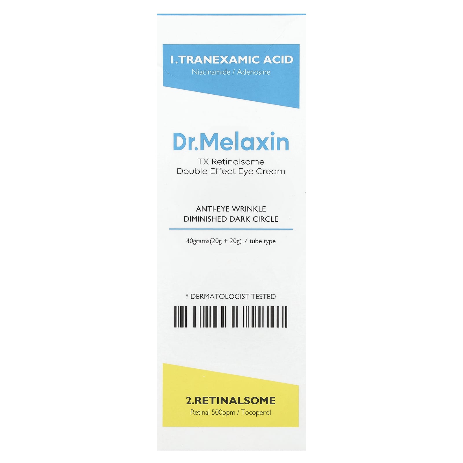 Reduce Eye Wrinkles & Dark Circles with Dr.Melaxin TX Retinalsome Eye Cream - Image 2