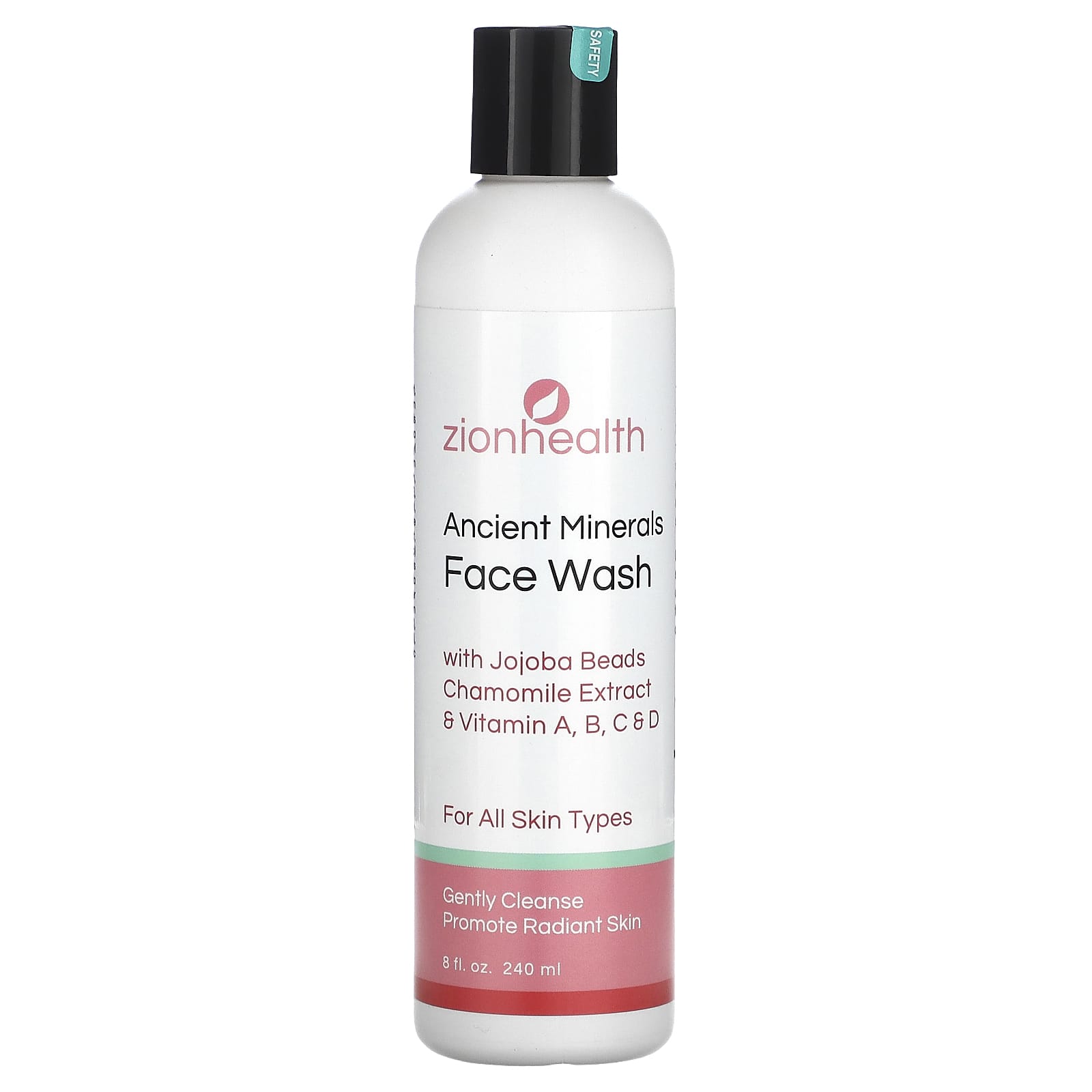 Zion Health, Ancient Minerals Face Wash, 8 fl oz (240 ml) - Image 1