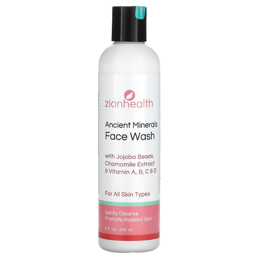 Zion Health, Ancient Minerals Face Wash, 8 fl oz (240 ml) - Image 1
