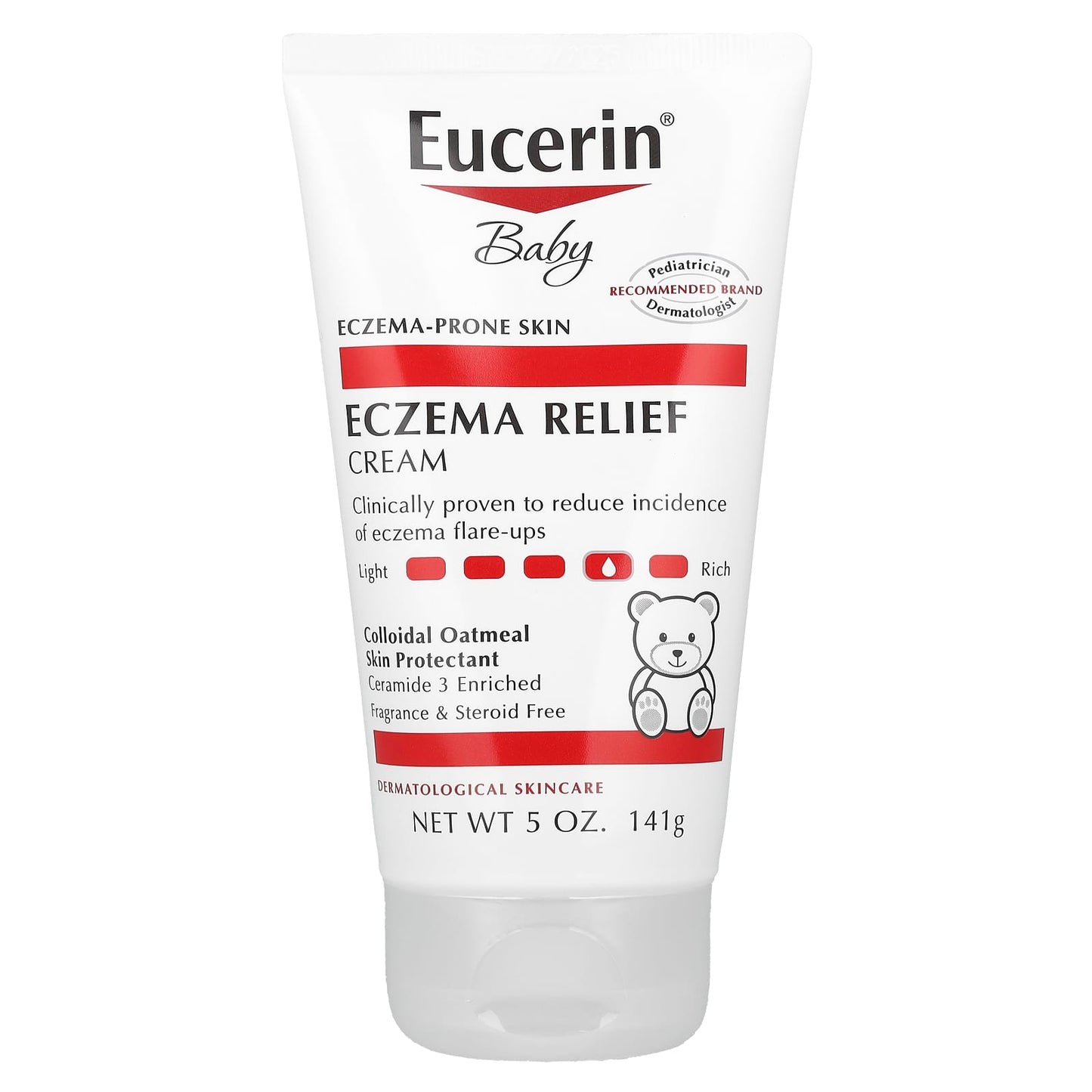 Eucerin Baby Eczema Relief Cream, 5 oz (141 g), Clinically Proven - Image 1