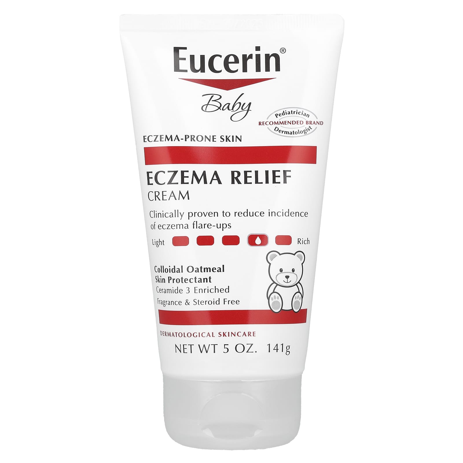 Eucerin Baby Eczema Relief Cream, 5 oz (141 g), Clinically Proven - Image 1