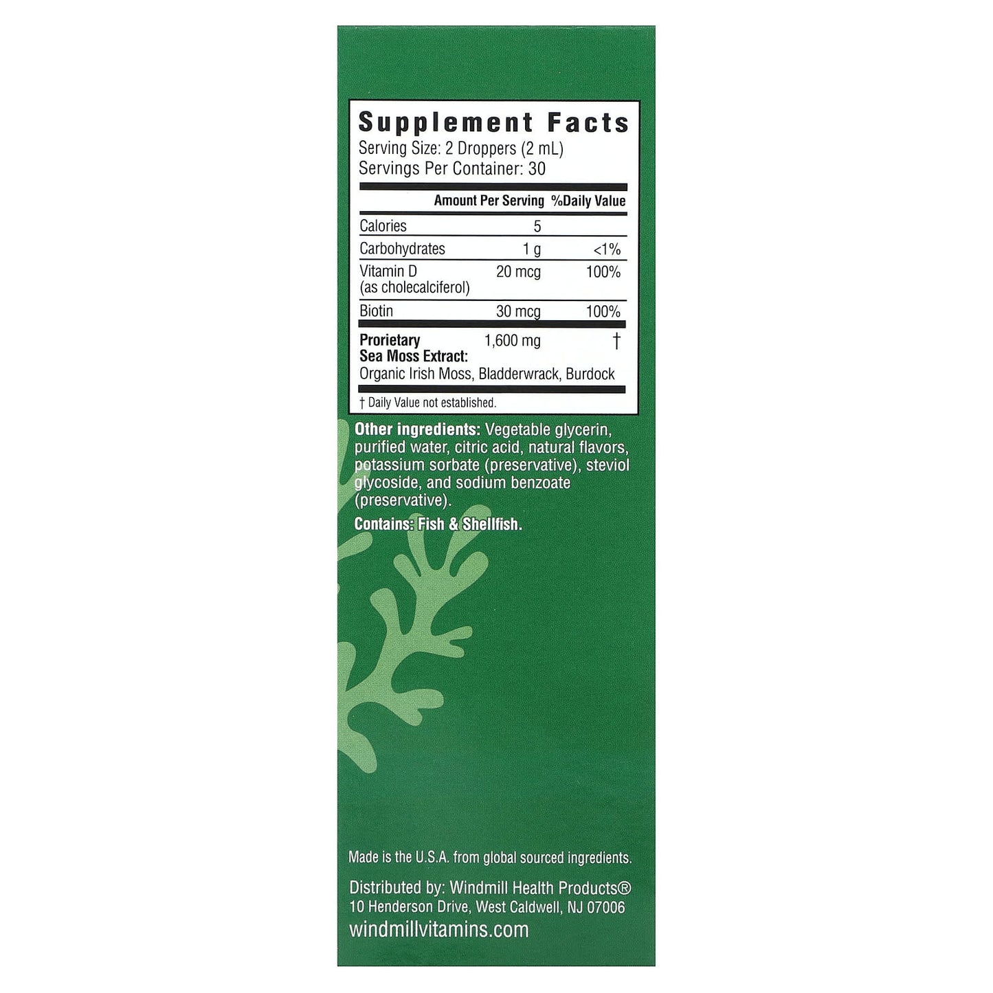 Irish Sea Moss, Bladderwrack & Burdock Root Supplement - Country Farms - Image 2