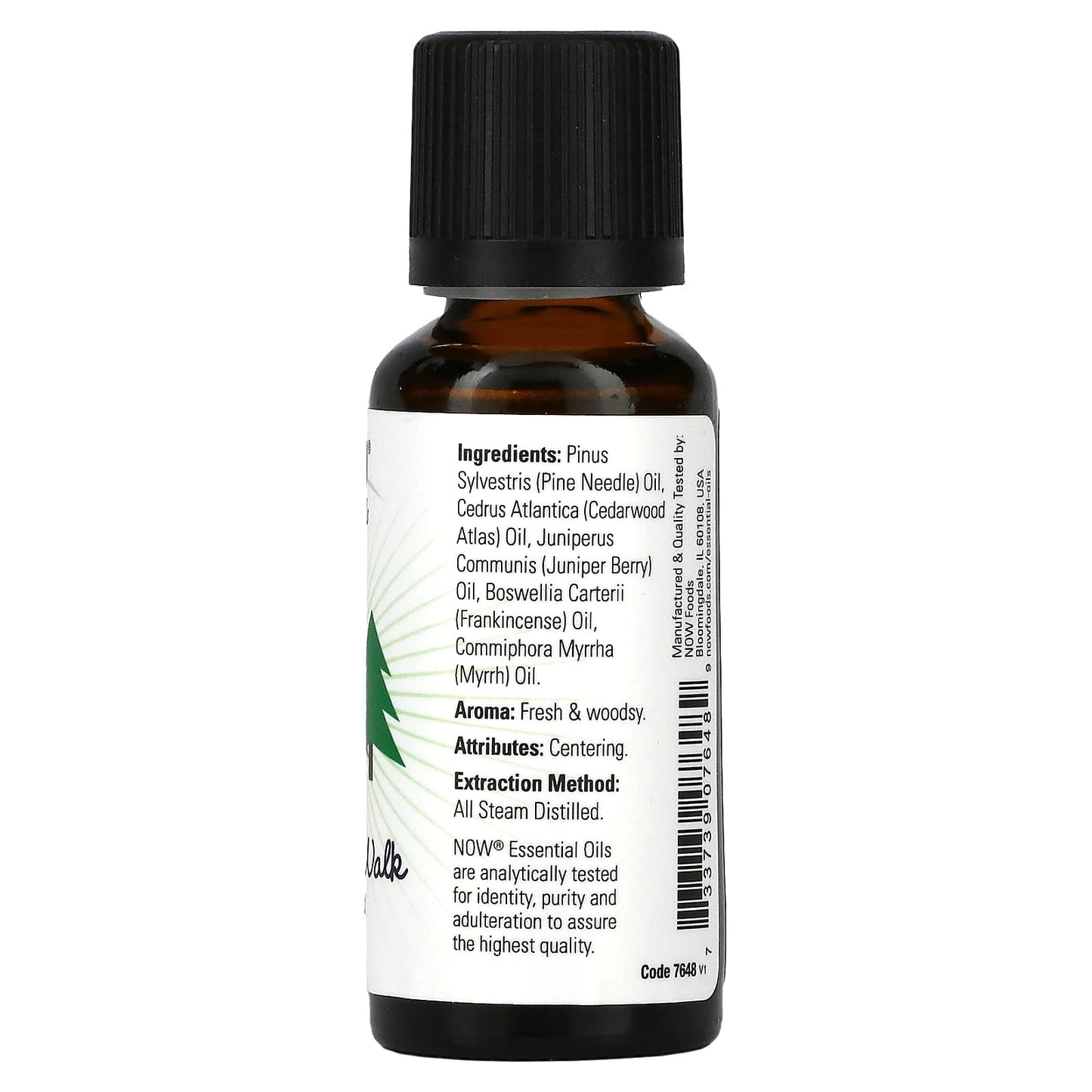 NOW Foods, Essential Oils, Woodland Walk Nature Blend, 1 fl oz (30 ml) - Image 2