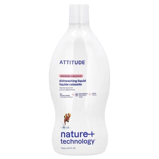 Eco-Friendly Dishwashing Liquid by ATTITUDE - Unscented, 700ml
