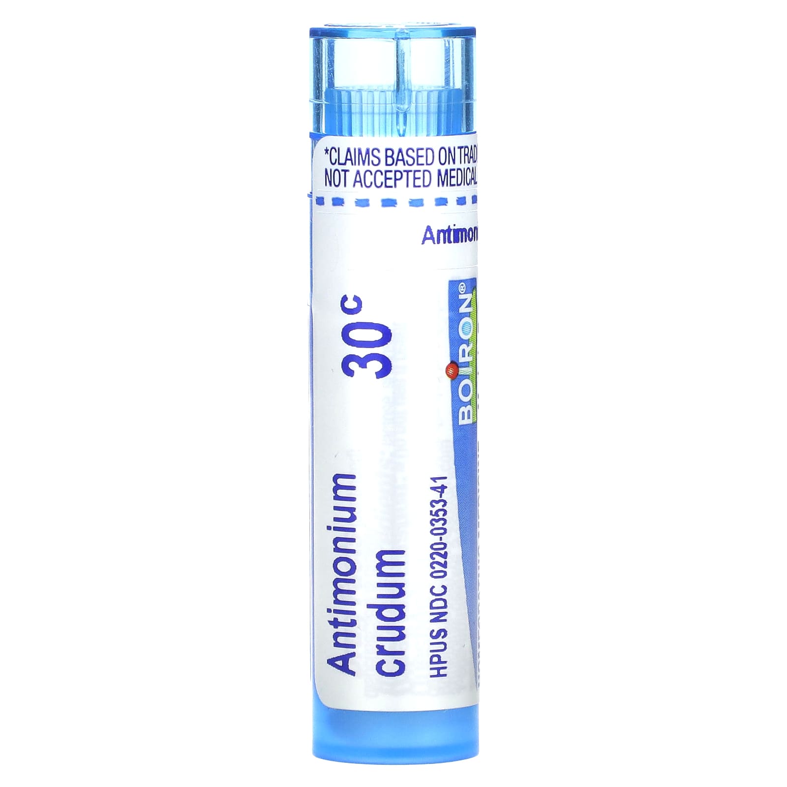Indigestion Relief with Boiron Antimonium Crudum 30C Pellets - Image 1