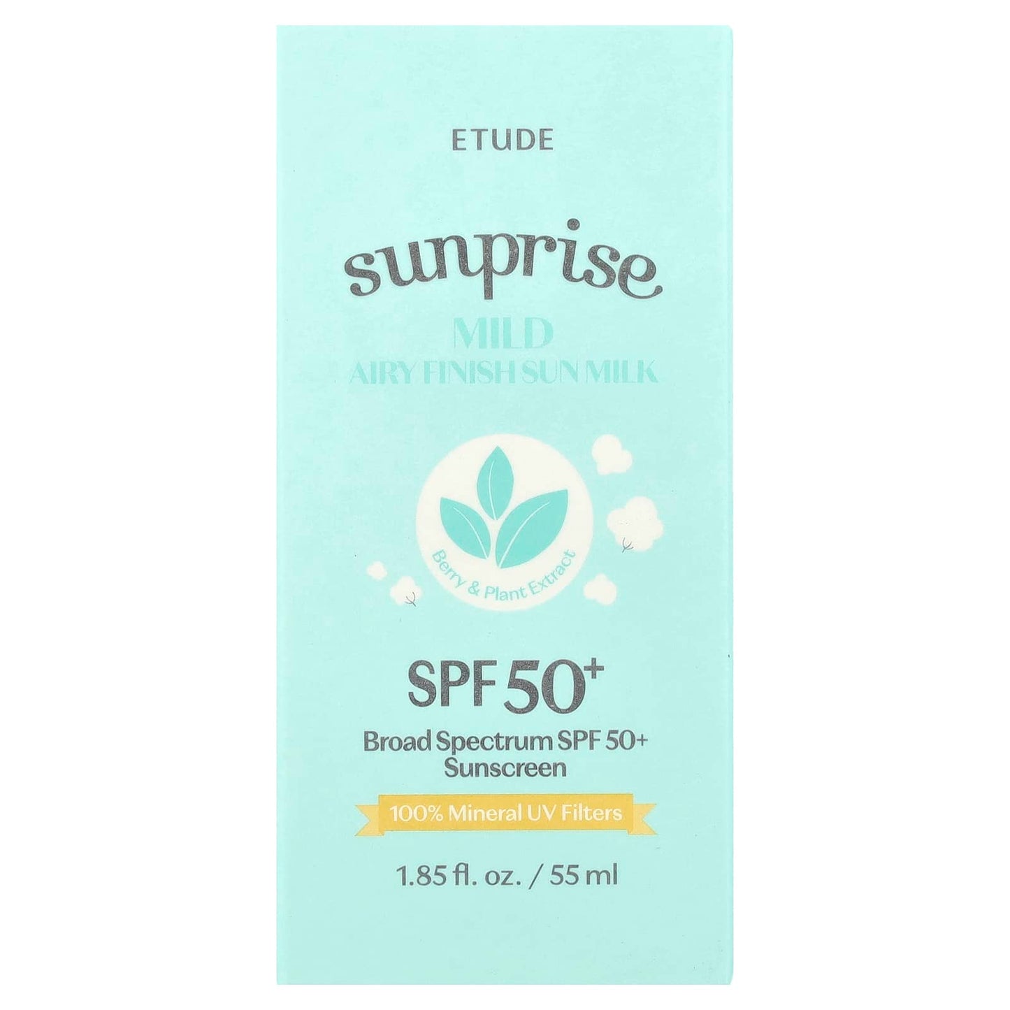 Etude Sunprise Mild Airy Finish Sun Milk SPF 50 1.85 fl oz - Image 2