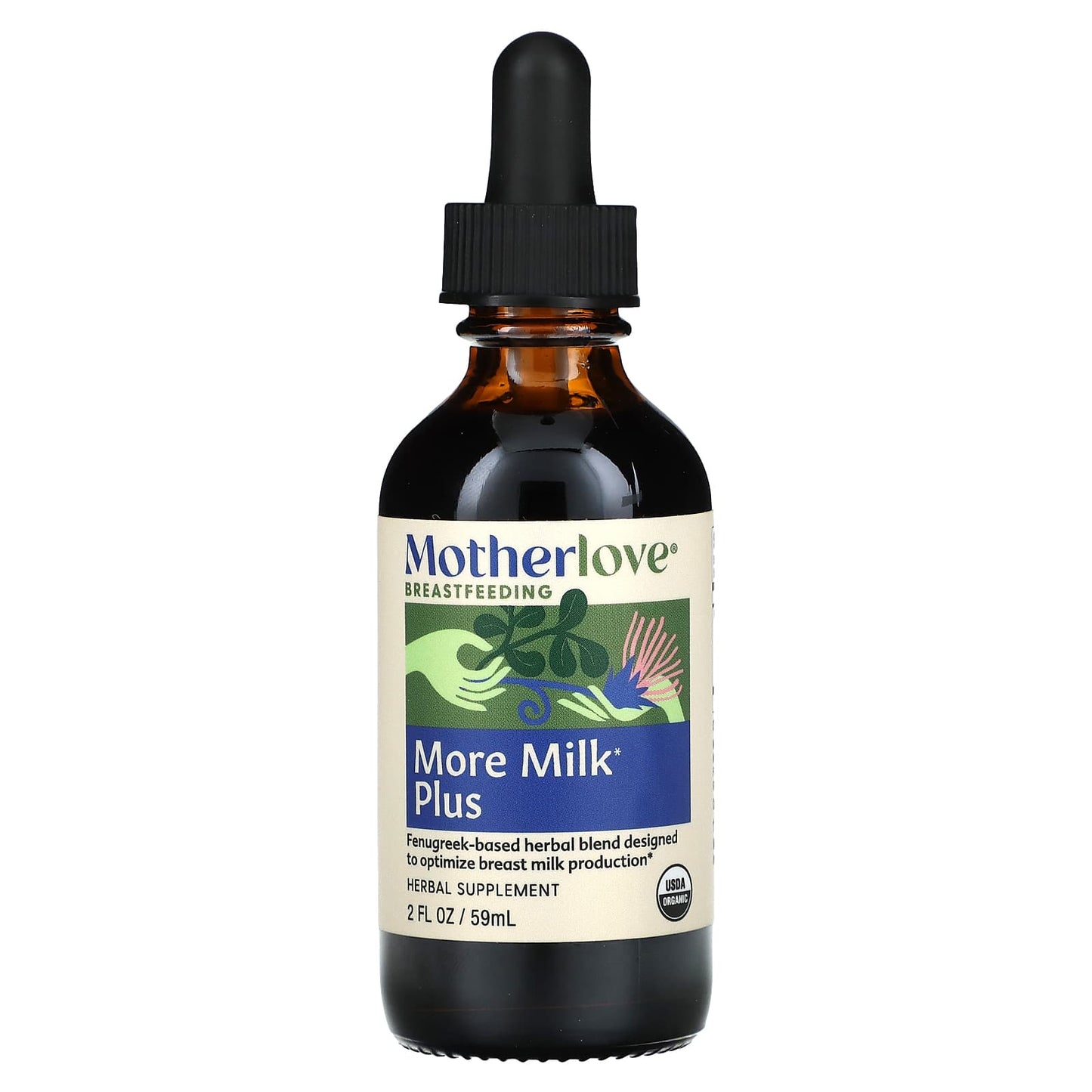 Motherlove, Breastfeeding, More Milk Plus, 2 fl oz (59 ml) - Image 1