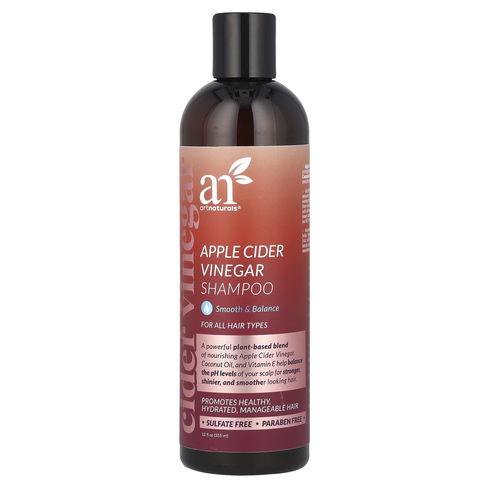 Apple Cider Vinegar Shampoo for All Hair Types - Natural & Vegan - Image 1