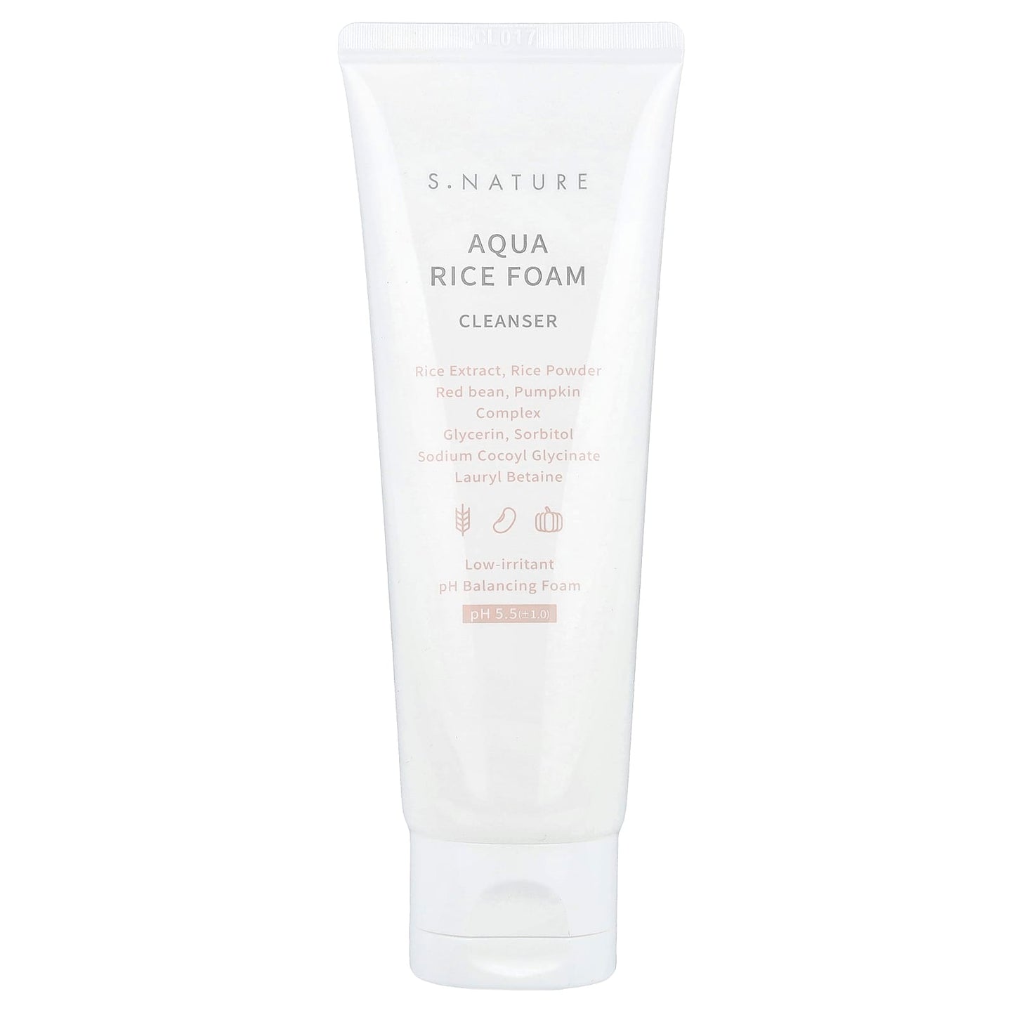 S.NATURE, Aqua Rice Foam Cleanser, 2.7 fl oz (80 ml) - Image 1