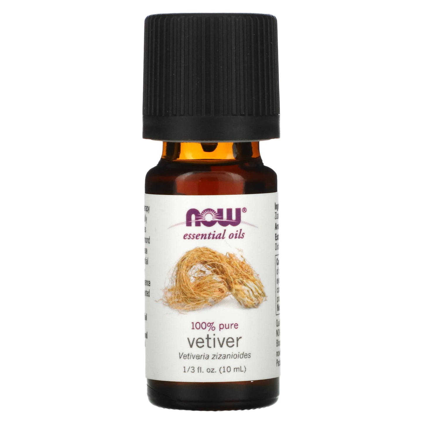 NOW Foods, Essential Oils, Vetiver, 1/3 fl oz (10 ml) - Image 1