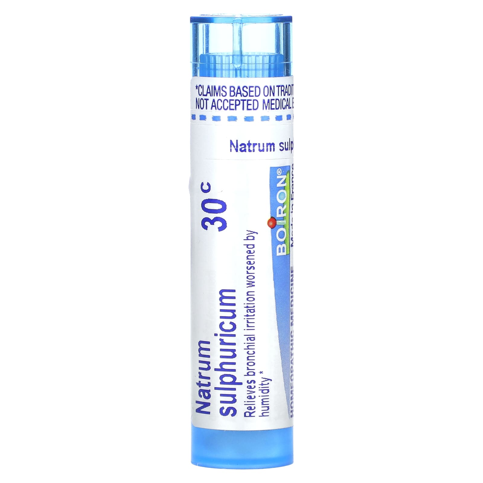 Boiron Natrum Sulphuricum 30C Pellets for Cough Relief and Bronchial Irritation - Image 1