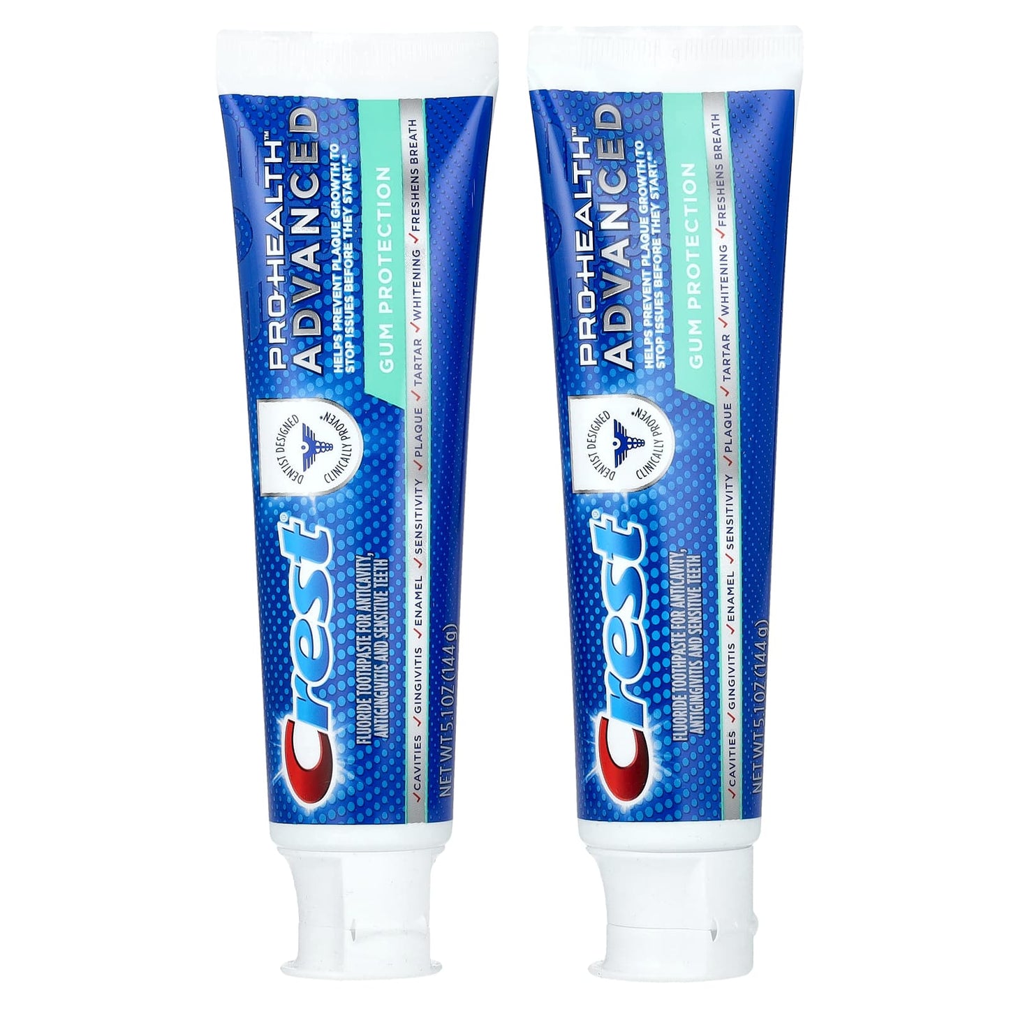 Crest Pro Health Advanced Toothpaste 2-Pack for Gum Protection - Image 1