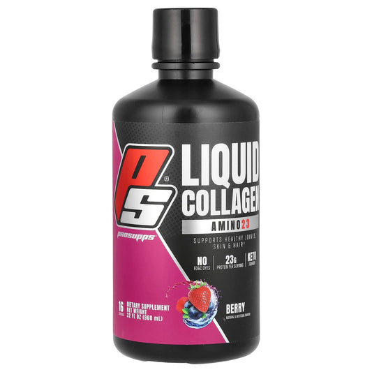 ProSupps, Amino 23 Liquid Collagen, Berry, 32 fl oz (960 ml) - Image 1