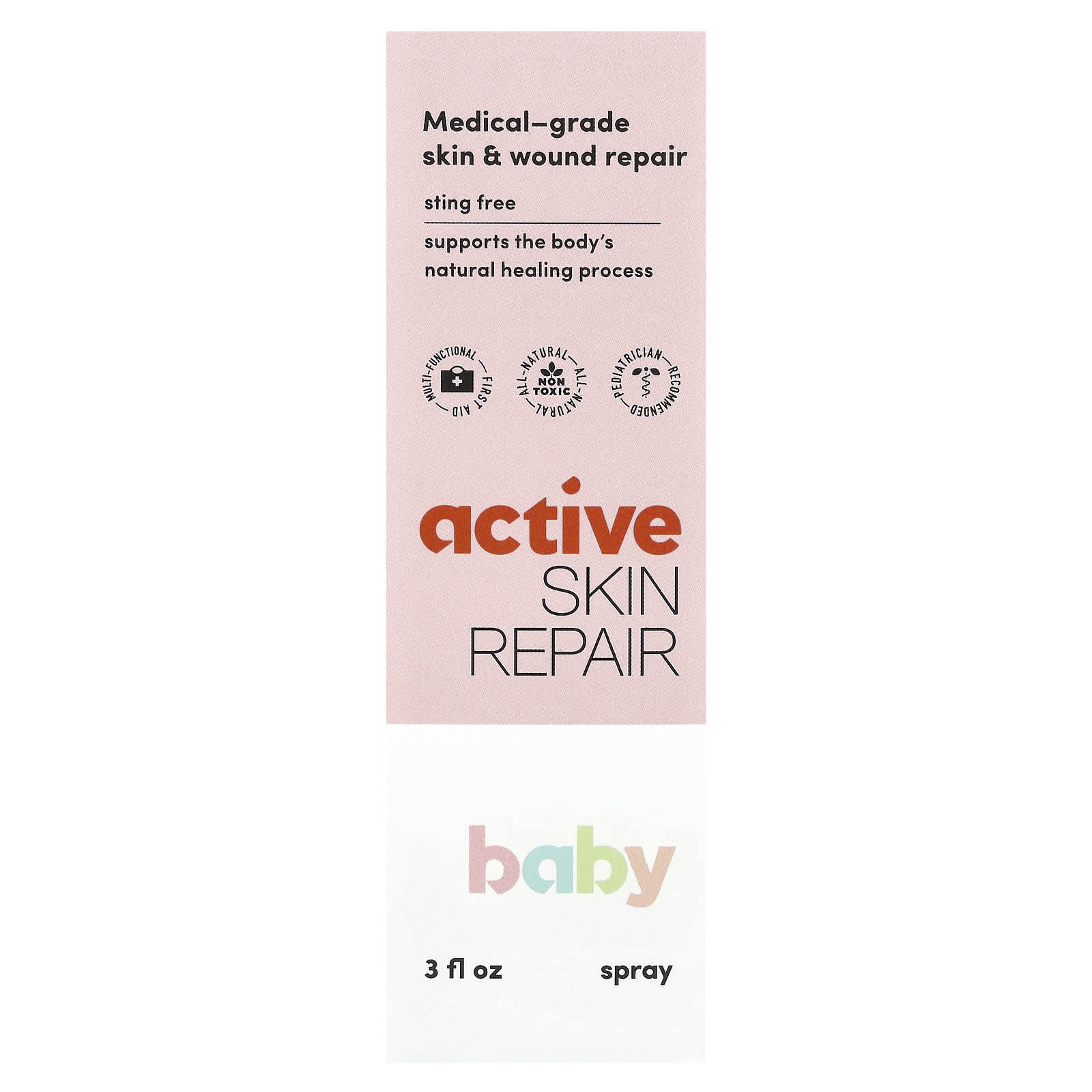 Active Skin Repair Spray for Baby & Minor Skin Irritations, 3 fl oz - Image 2