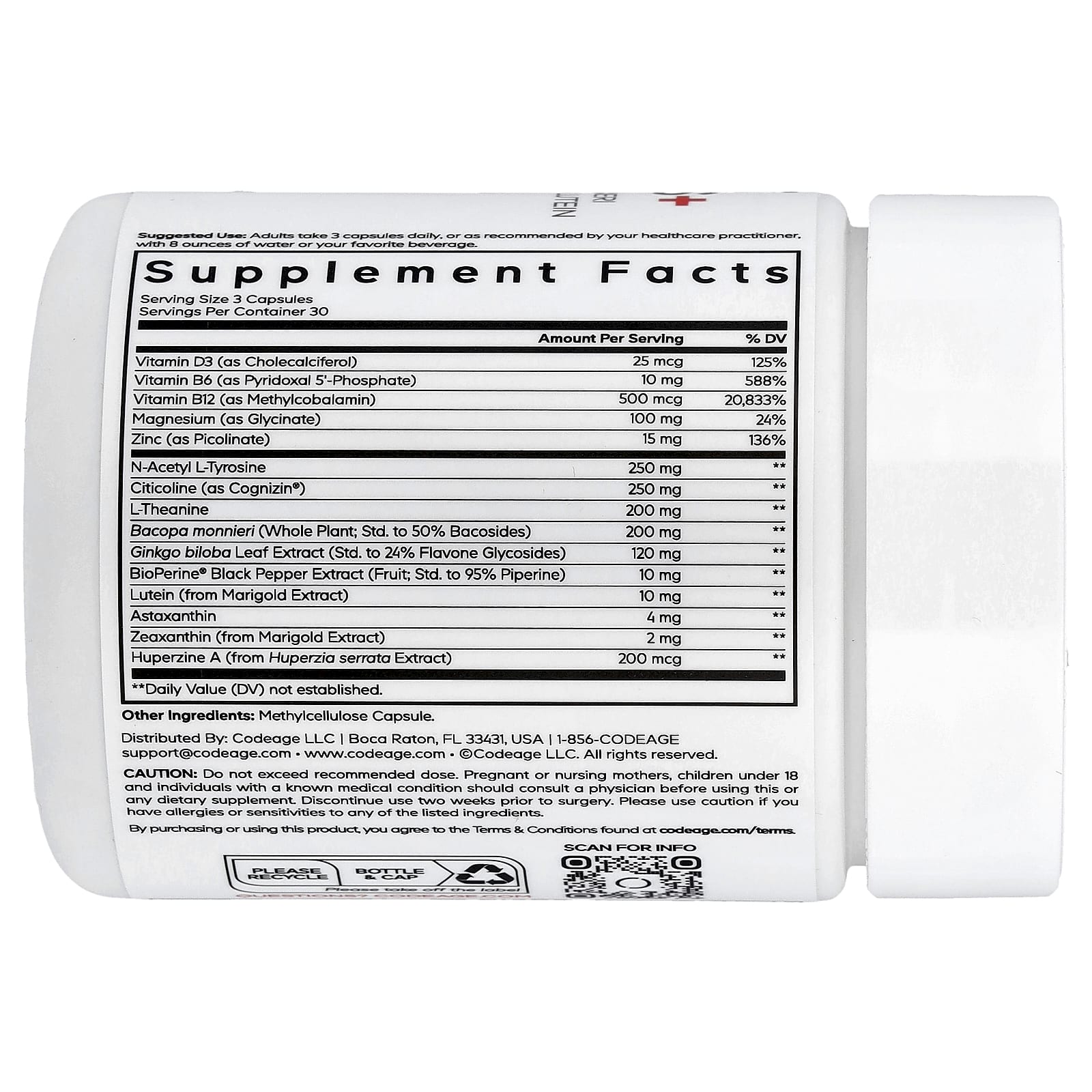Codeage E-Sport Vitamins+ - Cognitive Boost for Enhanced Performance - Image 2