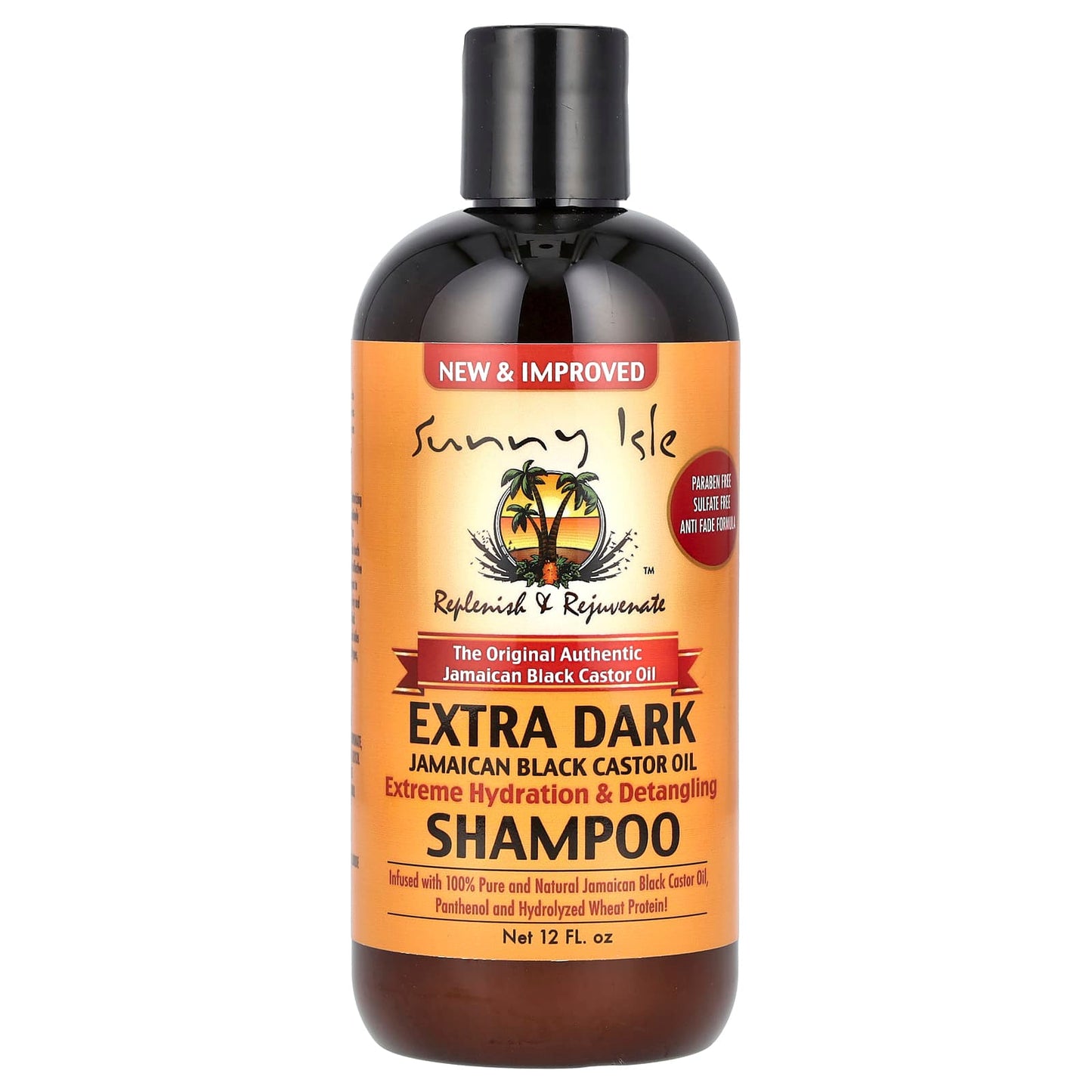 Sunny Isle, Jamaican Black Castor Oil, Extreme Hydrating Shampoo, 10.3 fl oz (298 ml) - Image 1