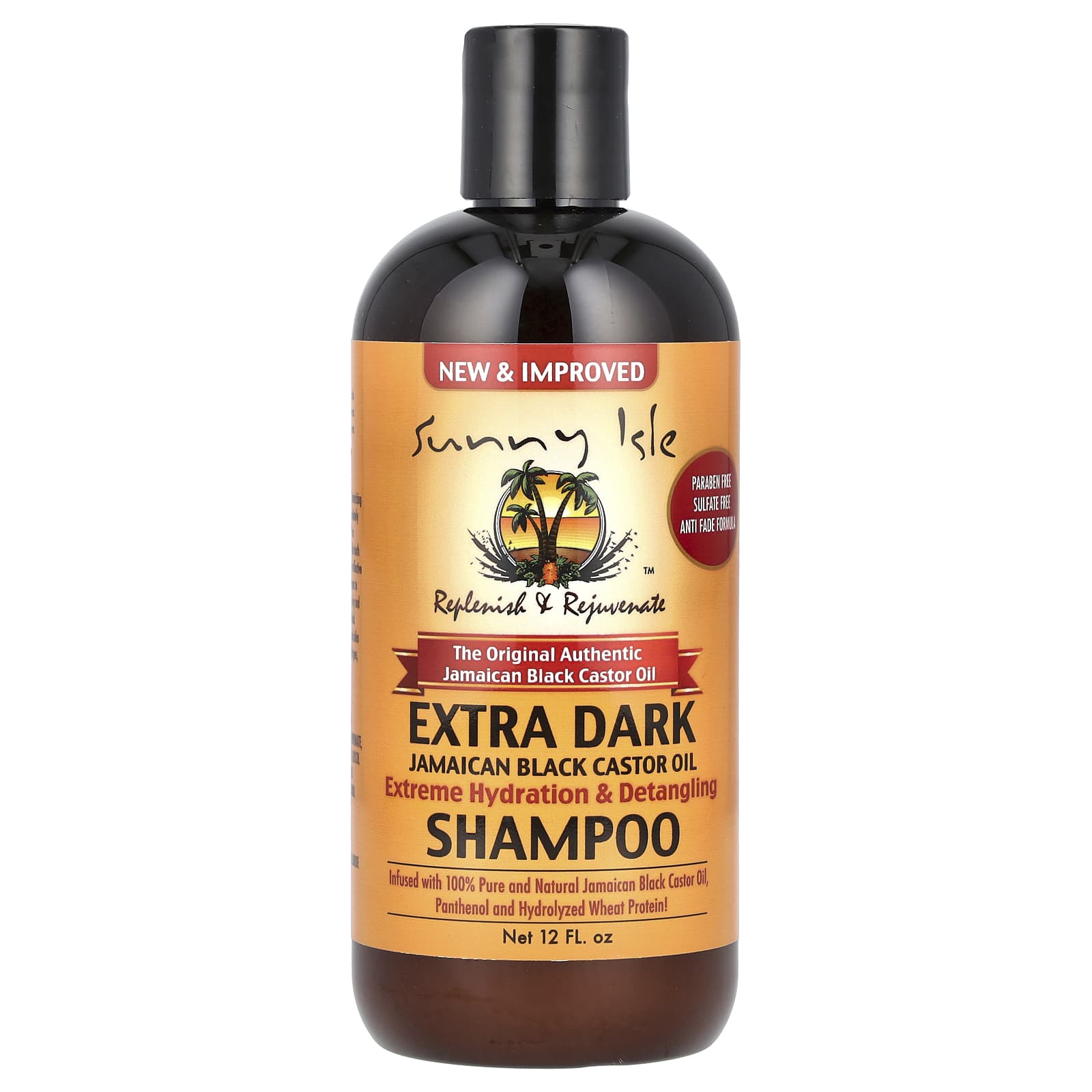 Sunny Isle, Jamaican Black Castor Oil, Extreme Hydrating Shampoo, 10.3 fl oz (298 ml) - Image 1
