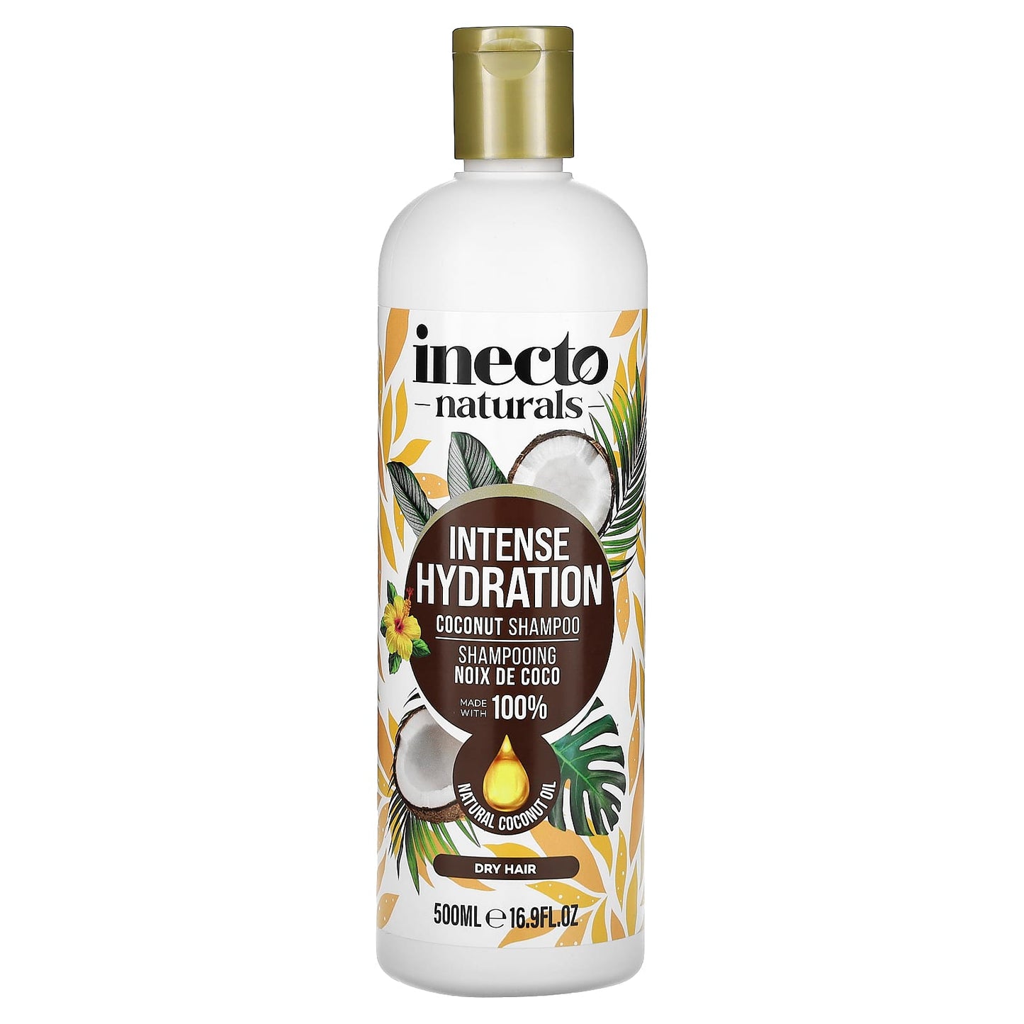 Inecto Coconut Shampoo for Dry Hair - Intense Hydration 500ml - Image 1