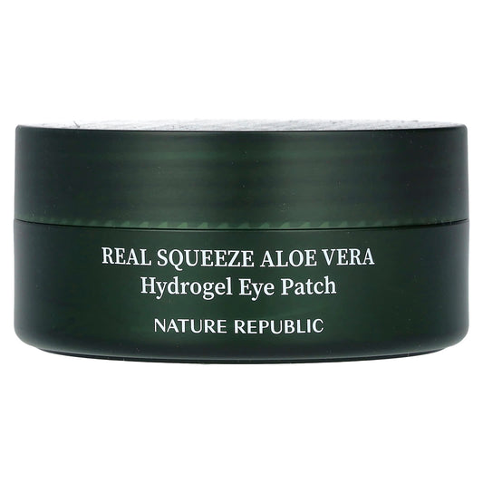 Nature Republic, Real Squeeze, Aloe Vera Hydrogel Eye Patch, 60 ea, 2.46 oz (70 g) - Image 1