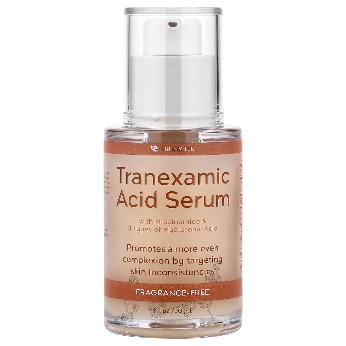 Tree To Tub, Tranexamic Acid Serum, Fragrance Free, 1 fl oz (30 ml) - Image 1