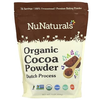 High-Quality Dutch Processed Organic Cocoa Powder by NuNaturals