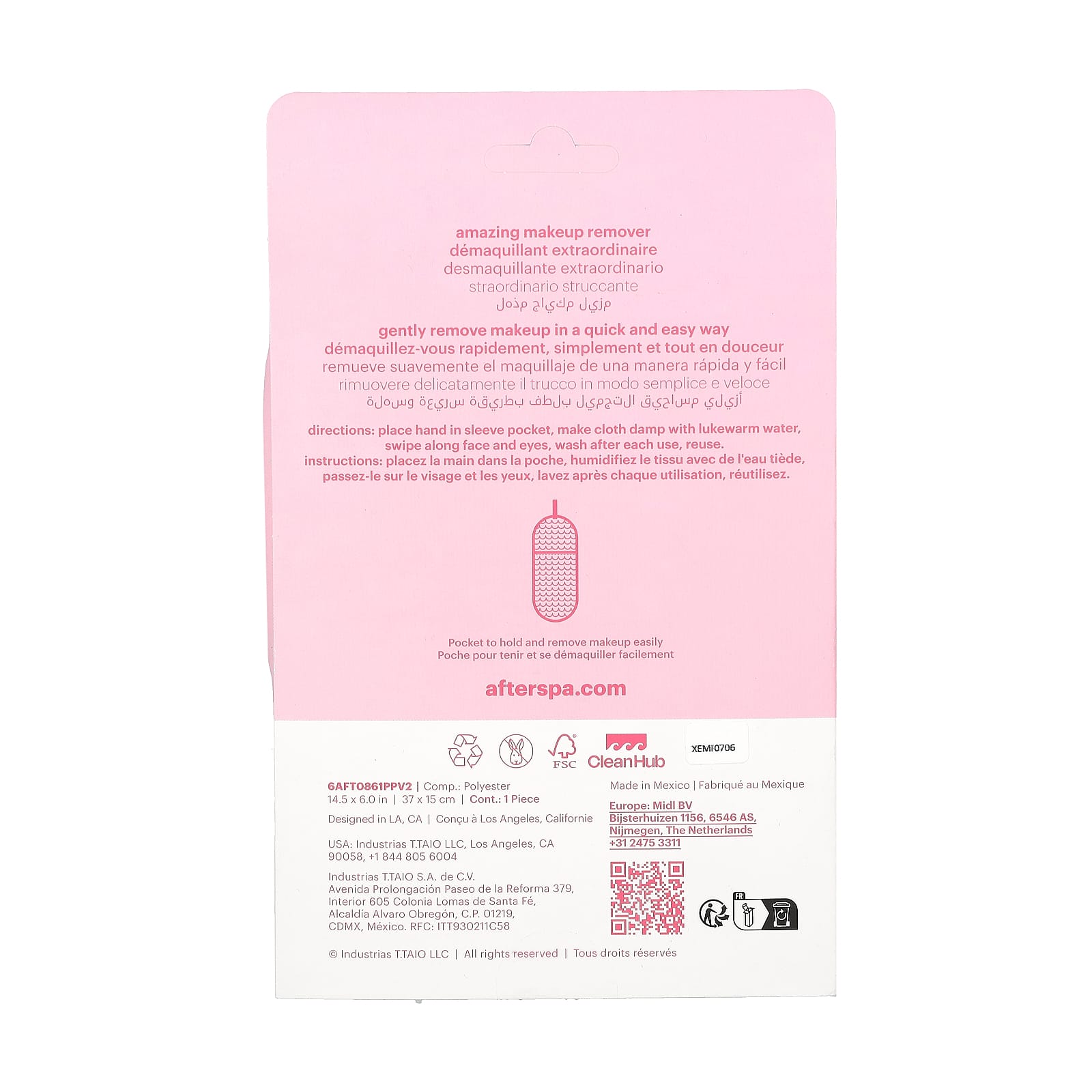 Gentle Makeup Remover with Reusable Cloth | AfterSpa - Image 2