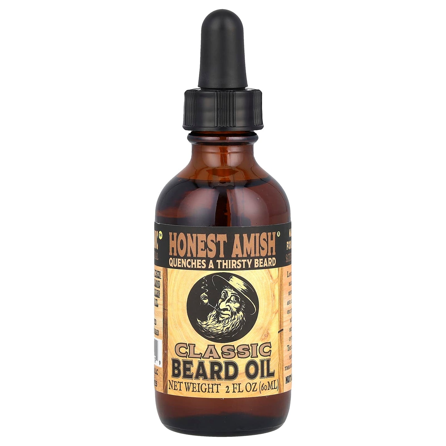 Authentic Amish Beard Oil for Men - 2 fl oz (60 ml) - Image 1