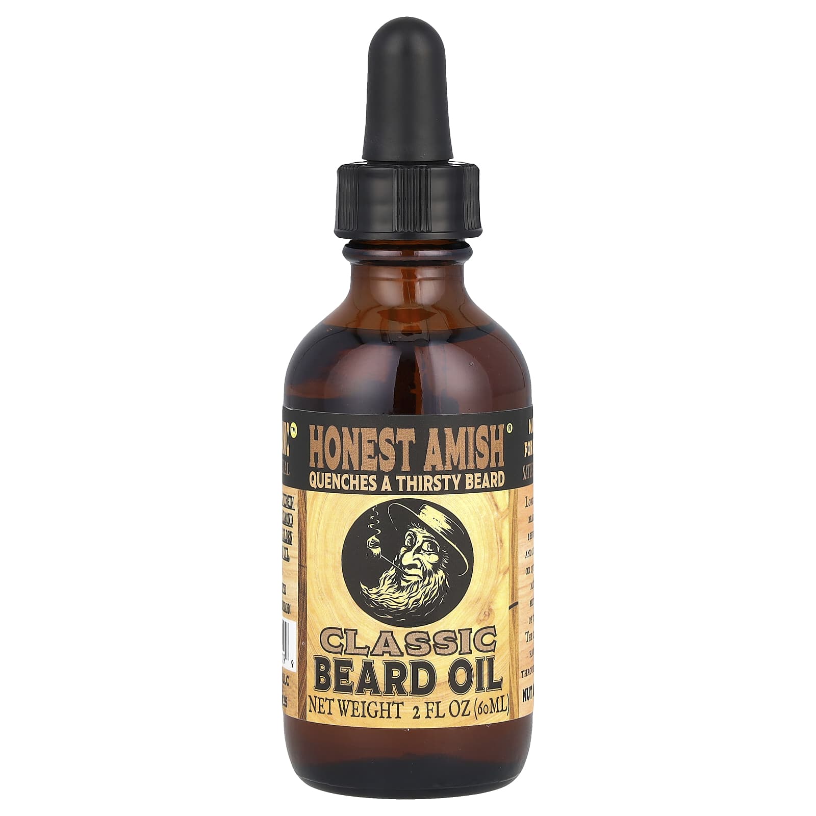 Authentic Amish Beard Oil for Men - 2 fl oz (60 ml) - Image 1