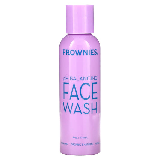 Frownies pH-Balancing Face Wash, Natural & Organic, 4 oz (118 ml) - Image 1