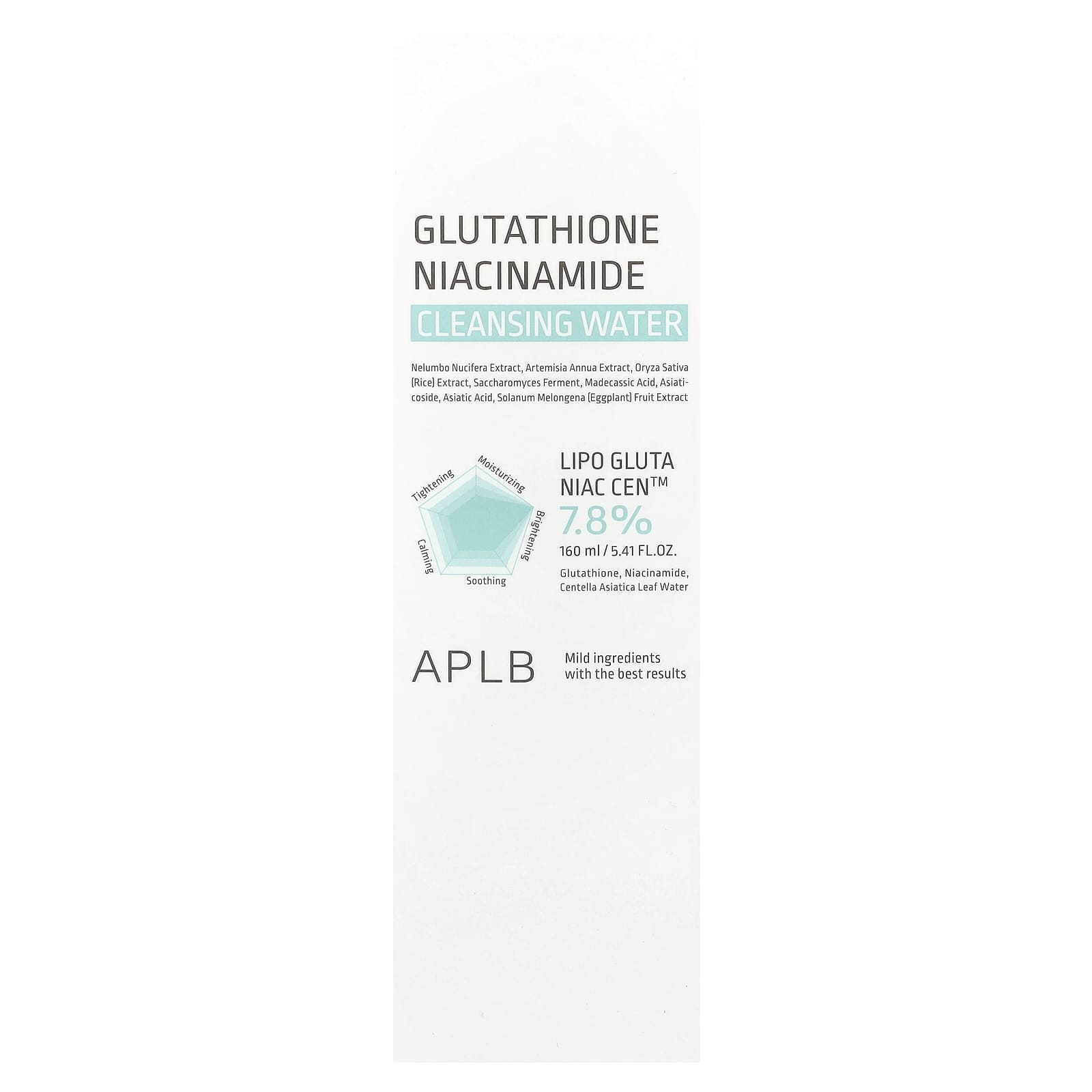 Niacinamide & Glutathione Cleansing Water by APLB - 5.41 fl oz - Image 2